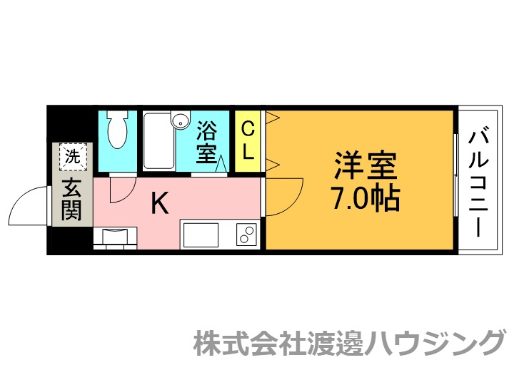 スカーレット江坂の間取り
