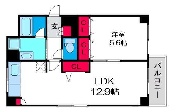 【間取り】 | フラット・花