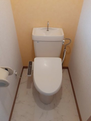 【トイレ】 | ステイタス月隈Ⅱ | 清潔感のあるトイレです