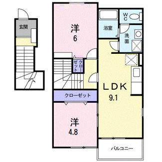 【間取り】 | オアシスＢ