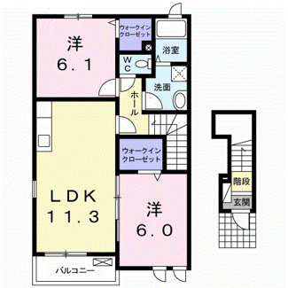 【間取り】 | クレストＭリバー