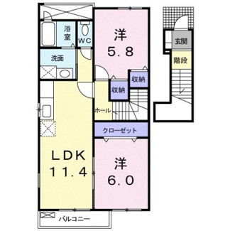 【間取り】 | アグリティーノⅡ　Ｂ棟