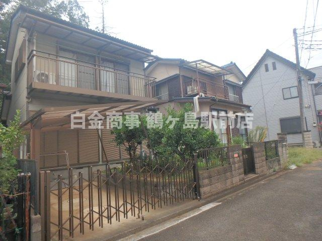 川越市笠幡中古戸建の前面道路含む現地写真