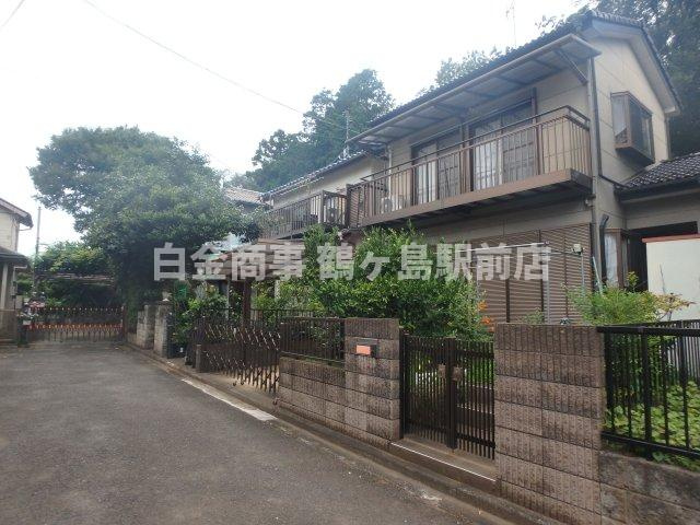 川越市笠幡中古戸建の前面道路含む現地写真