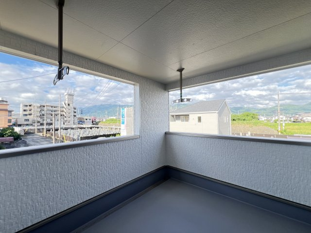 大和高田市市場　第13期のバルコニー|広いインナーバルコニー