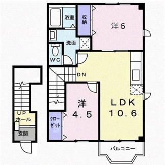 【間取り】 | グレース後藤Ⅱ
