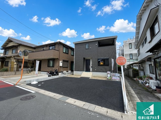 亀岡市河原町　第2期　新築一戸建ての外観|安心の10年保証！外観を美しく保ち、雨水で汚れを落とします！気になることがありましたら、お気軽にお問い合わせください！