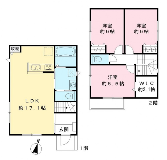 【間取り】 | 日和　Ｂ棟