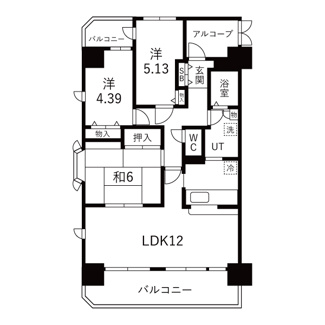 【間取り】 | ロジェ千種