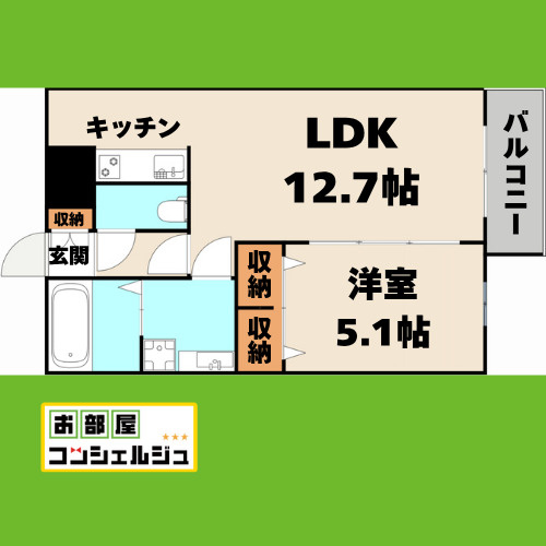 Cherim桜本町Legacyの間取り