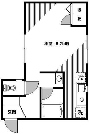 ティーセン邸の間取り
