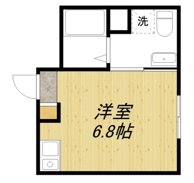 Ｓフラット鳩森の間取り|間取りです。
