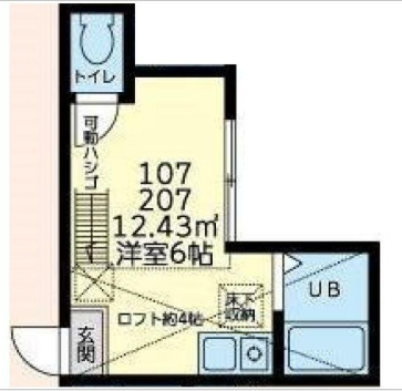 【間取り】 | ユナイト衣笠ルッティー