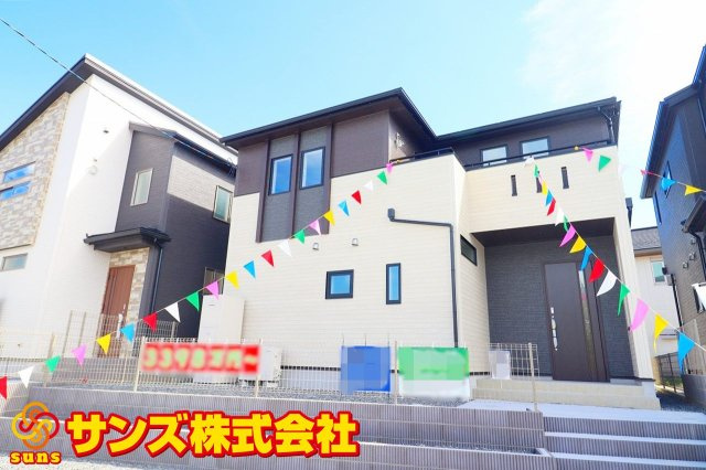 郡山市東原１丁目　　　２号棟　　　富田東小学校、富田中学区の外観|北西側から見た外観♪