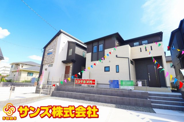 郡山市東原１丁目　　　２号棟　　　富田東小学校、富田中学区の外観|北西側から見た外観♪