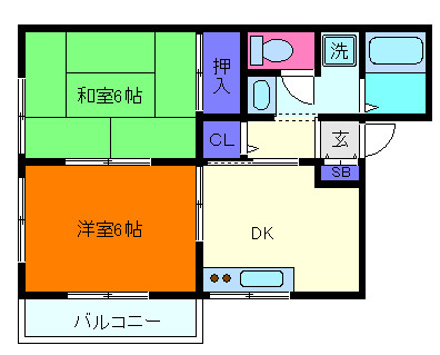 サンコートの間取り