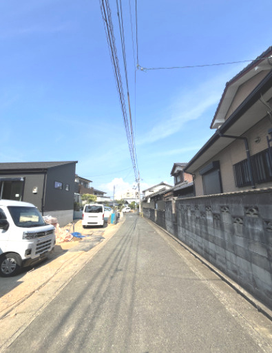 西区上山門２丁目8期　の前面道路含む現地写真
