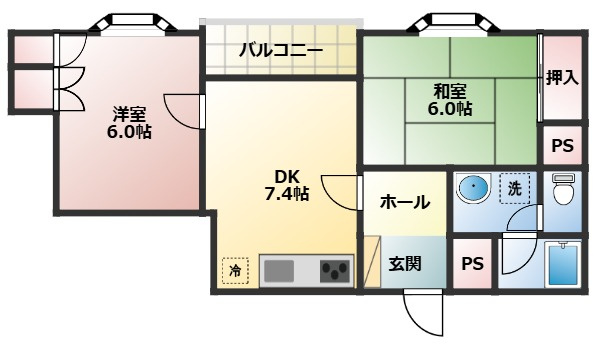 【間取り】 | サンフラワー東中山