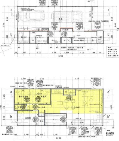中須賀町　１号地（西）　新築戸建の間取り