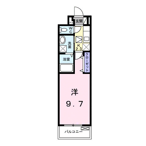 【間取り】 | ヒルサイドⅢ