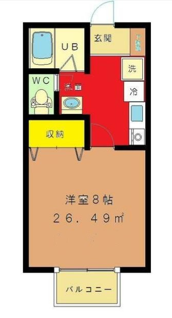 メゾンアサヒⅠの間取り