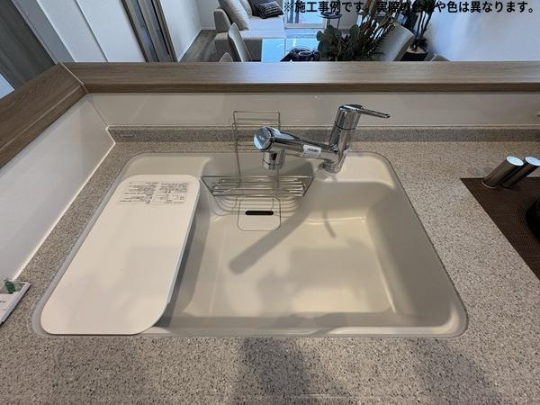 屋山ⅤＷ　新築のキッチン|キッチン施工事例写真
※写真はイメージです。実際の向き・仕様とは異なる場合があります。