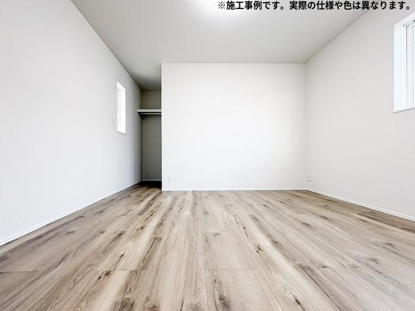 屋山ⅤＷ　新築の内観：施工例|洋室施工事例写真
※写真はイメージです。実際の向き・仕様とは異なる場合があります。