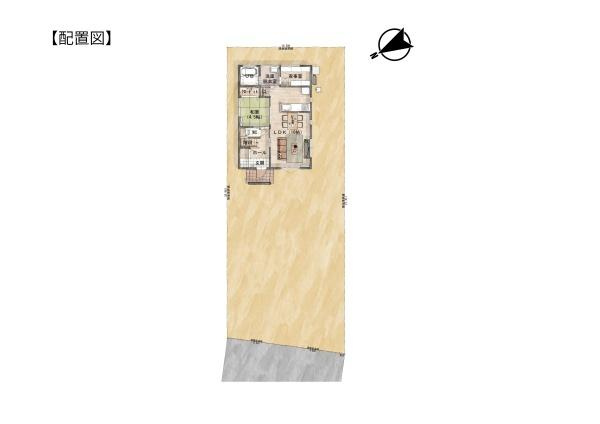 屋山ⅤＷ　新築の区画図|※図面と現況が異なる場合は現況を優先させていただきます。