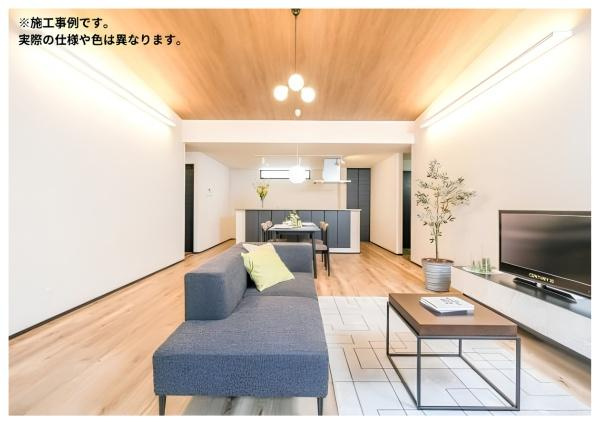 宮河内ハイランド北 新築の居間・リビング|※写真はイメージです。実際の仕様や色は異なります。