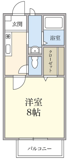 【間取り】 | パナハイツ三山B棟