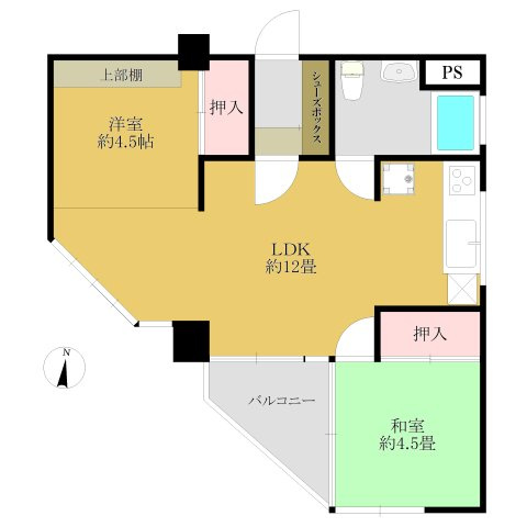 カーサ青葉台の間取り
