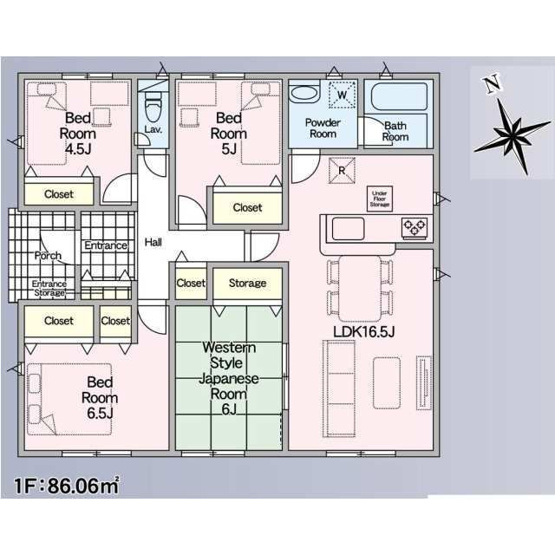 【間取り】 | CRADLE GARDEN加須市北下新井第6　2号棟