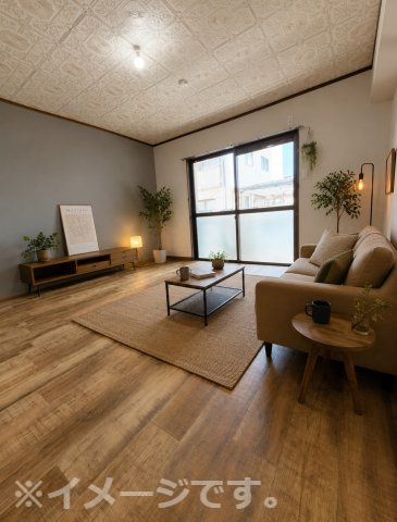 熊本市中央区萩原町の賃貸マンションの居間・リビング|※写真はイメージです。現況優先