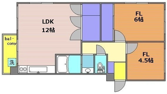 中銀世田谷マンシオン一号館の間取り