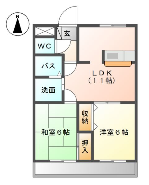 グランドールの間取り