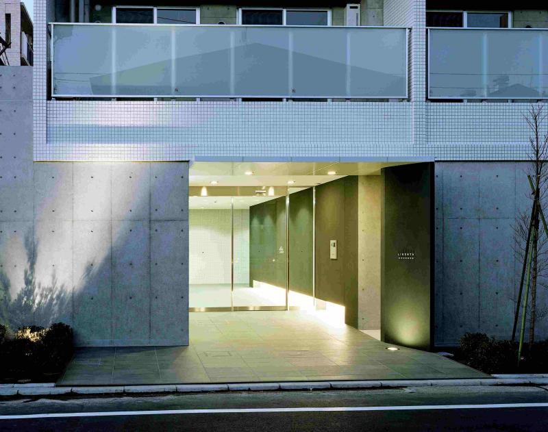 リベルタ港北のエントランス