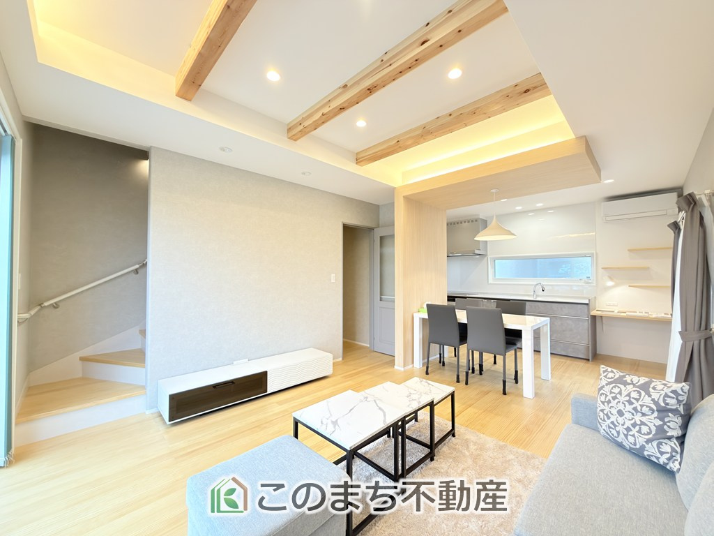 壬生町六美町モデルの居間・リビング