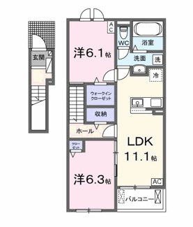 【間取り】 | サニーハウスⅥ