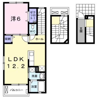 【間取り】 | ブローテ　ハウス | 間取りです。