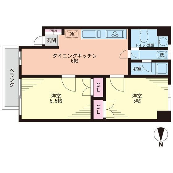 カースルいずみの間取り