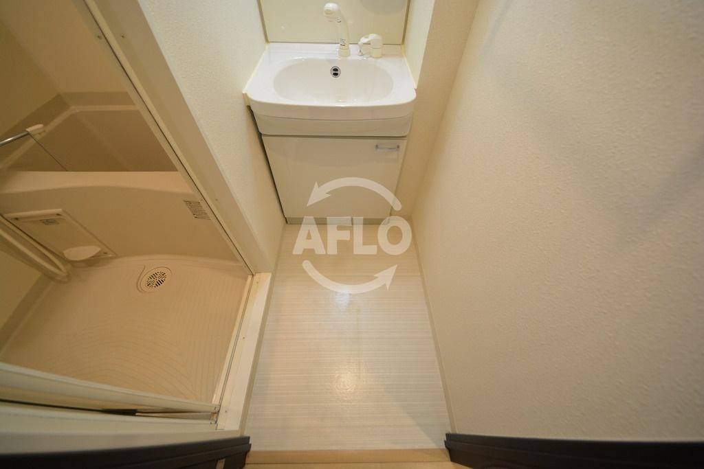 アドバンス上町台Ⅱクレイドルの洗面所|アドバンス上町台Ⅱクレイドル　洗面脱衣所