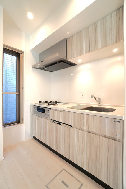 ＡＧＲＡＴＩＯ　ＴＥＲＲＡＣＥ　恵比寿（アグレシオ　テラス　恵比寿）のキッチン|※写真は同タイプ住戸です。