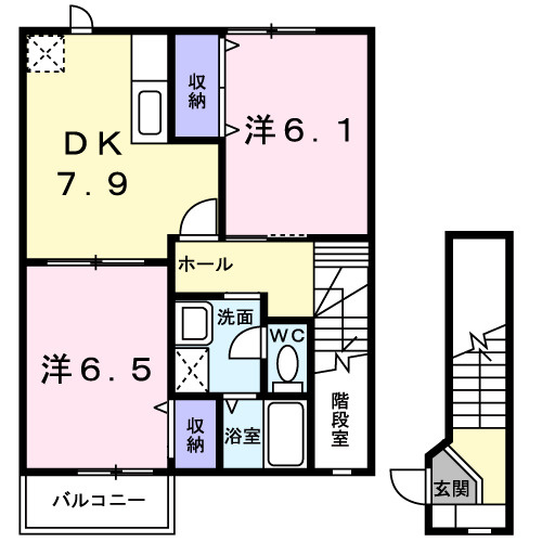 アーバンハイツⅠの間取り
