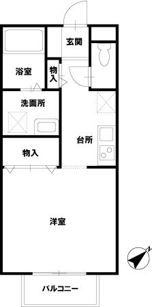 ソレアード土屋の間取り