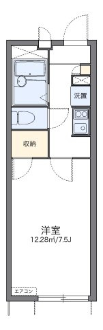 レオパレスボン　ポアールの間取り