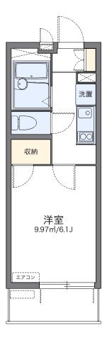 レオパレスシャローム津田沼の間取り