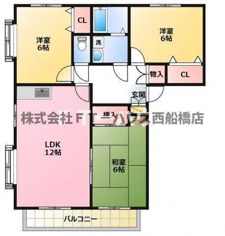 グラーツ弐番館の間取り