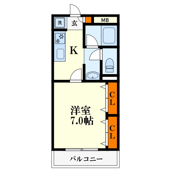 【間取り】 | サンフラッツ新大阪別館
