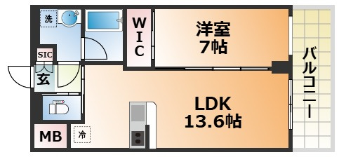 プレジオ神戸長田の間取り