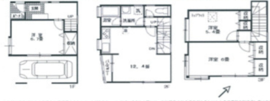 【間取り】 | 戸建賃貸　洗足池